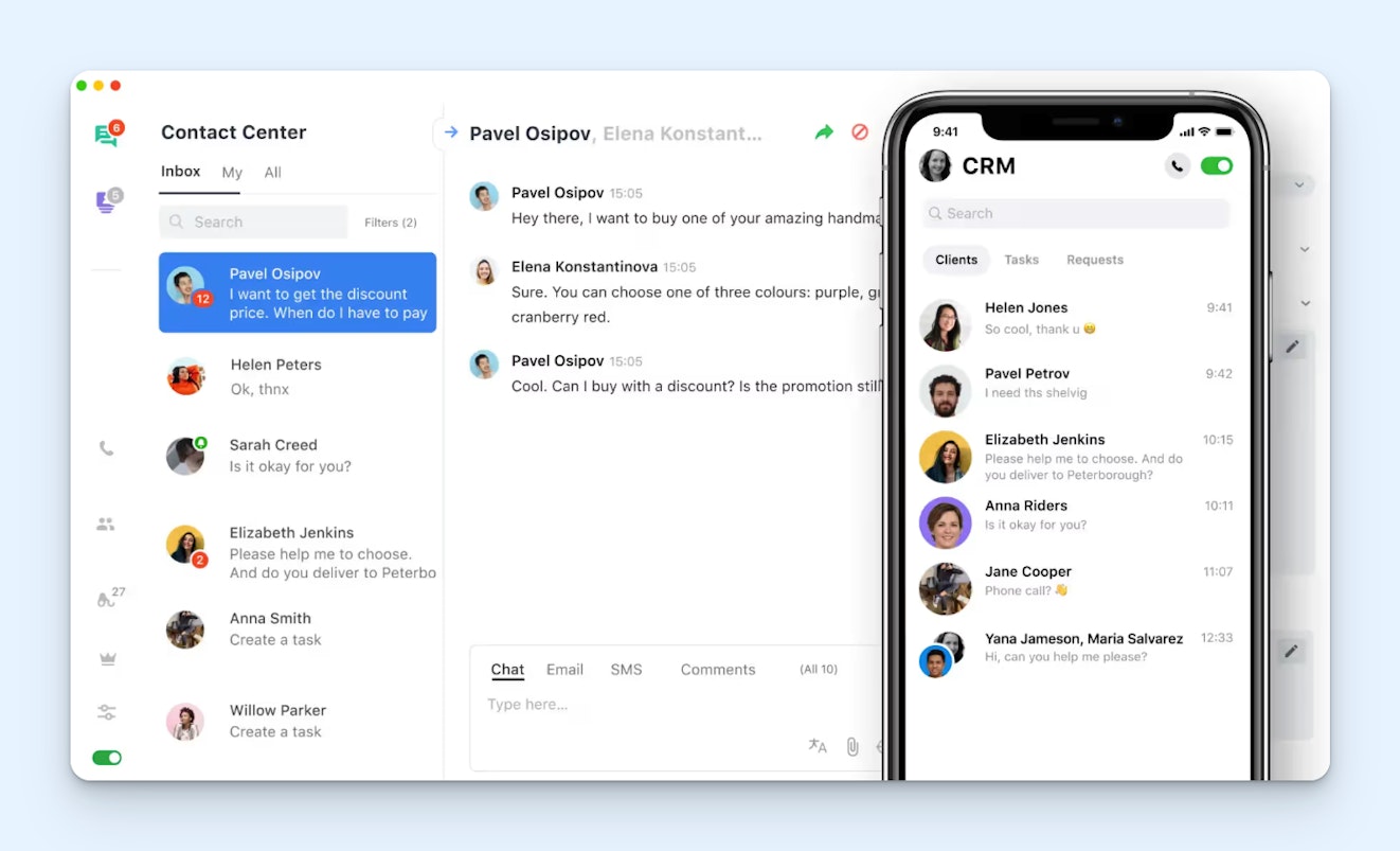 Free Live Chat Software - JivoChat Product Screenshot