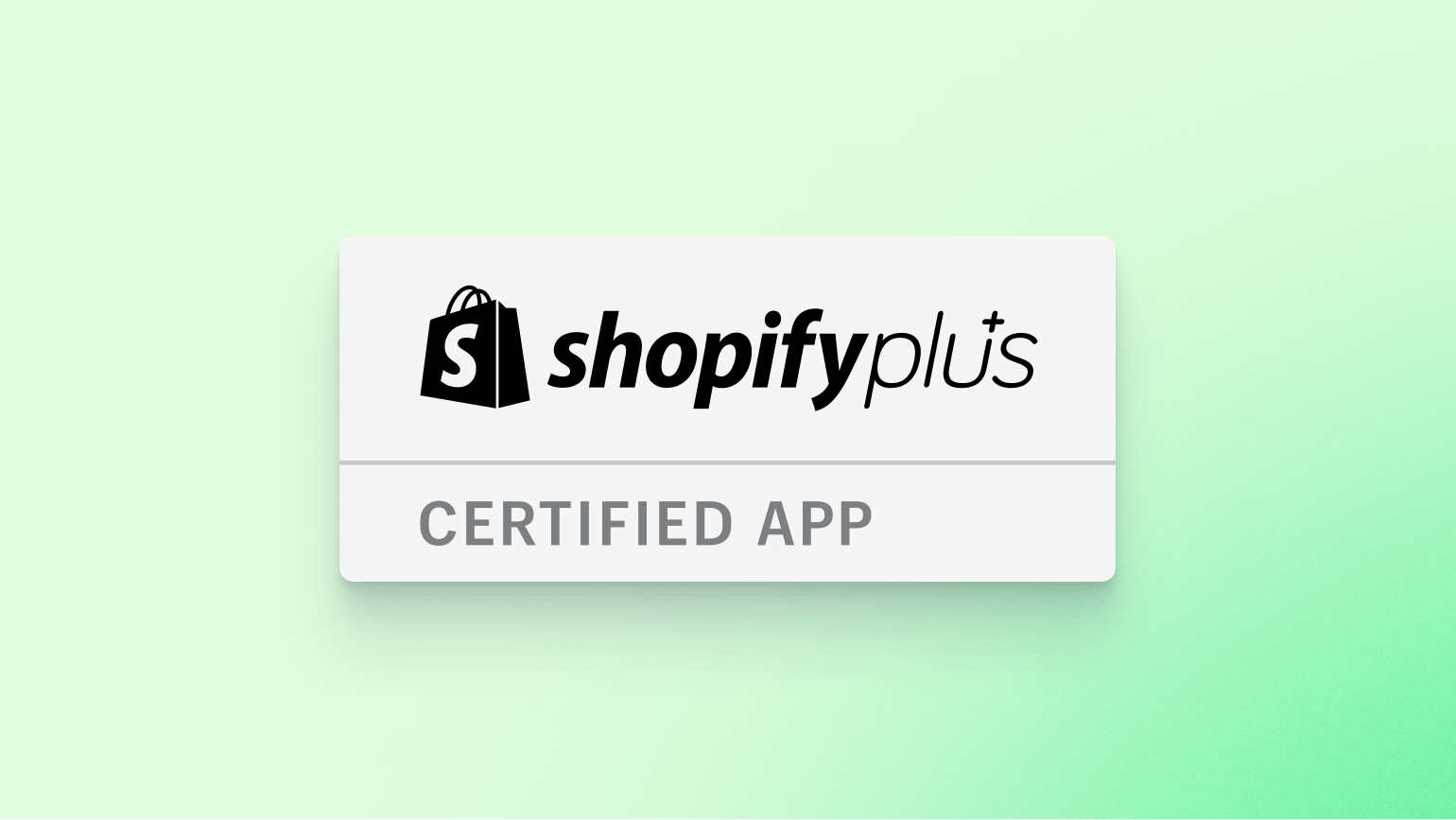 Ecommerce Shopify Plus Badge