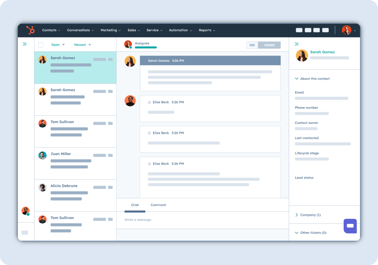 Intercom Alternatives - HubSpot Product Image
