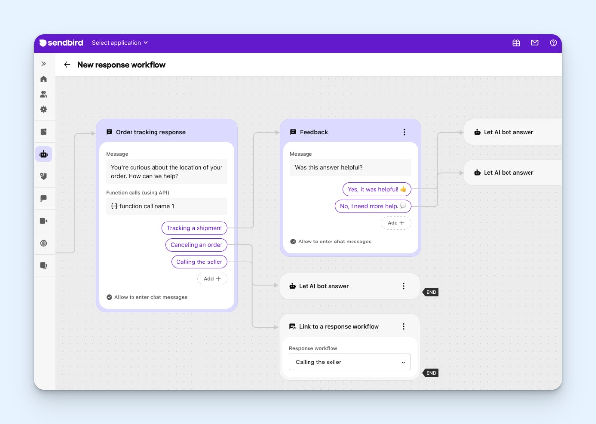 Chatbots for Customer Service - Sendbird