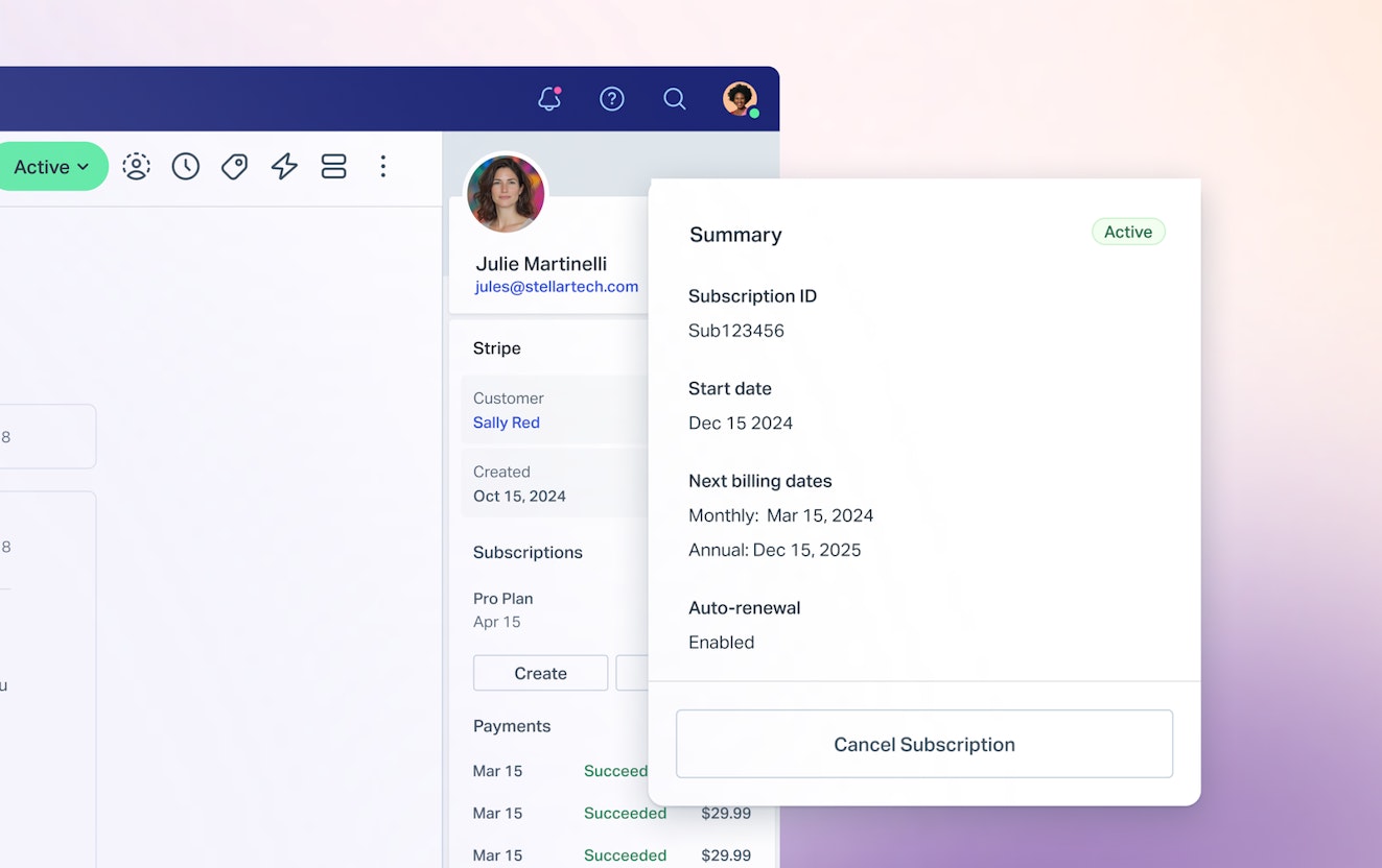 Stripe Integration Image 1