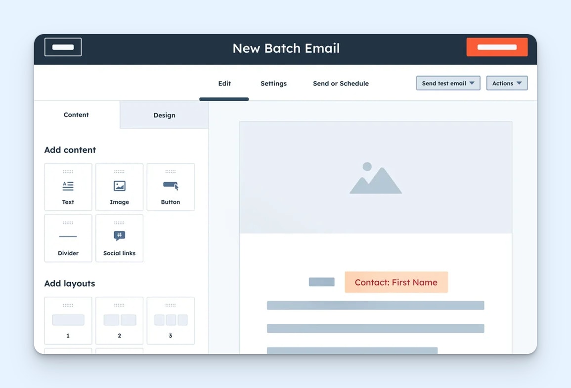 Email Management Software - HubSpot Product Screenshot