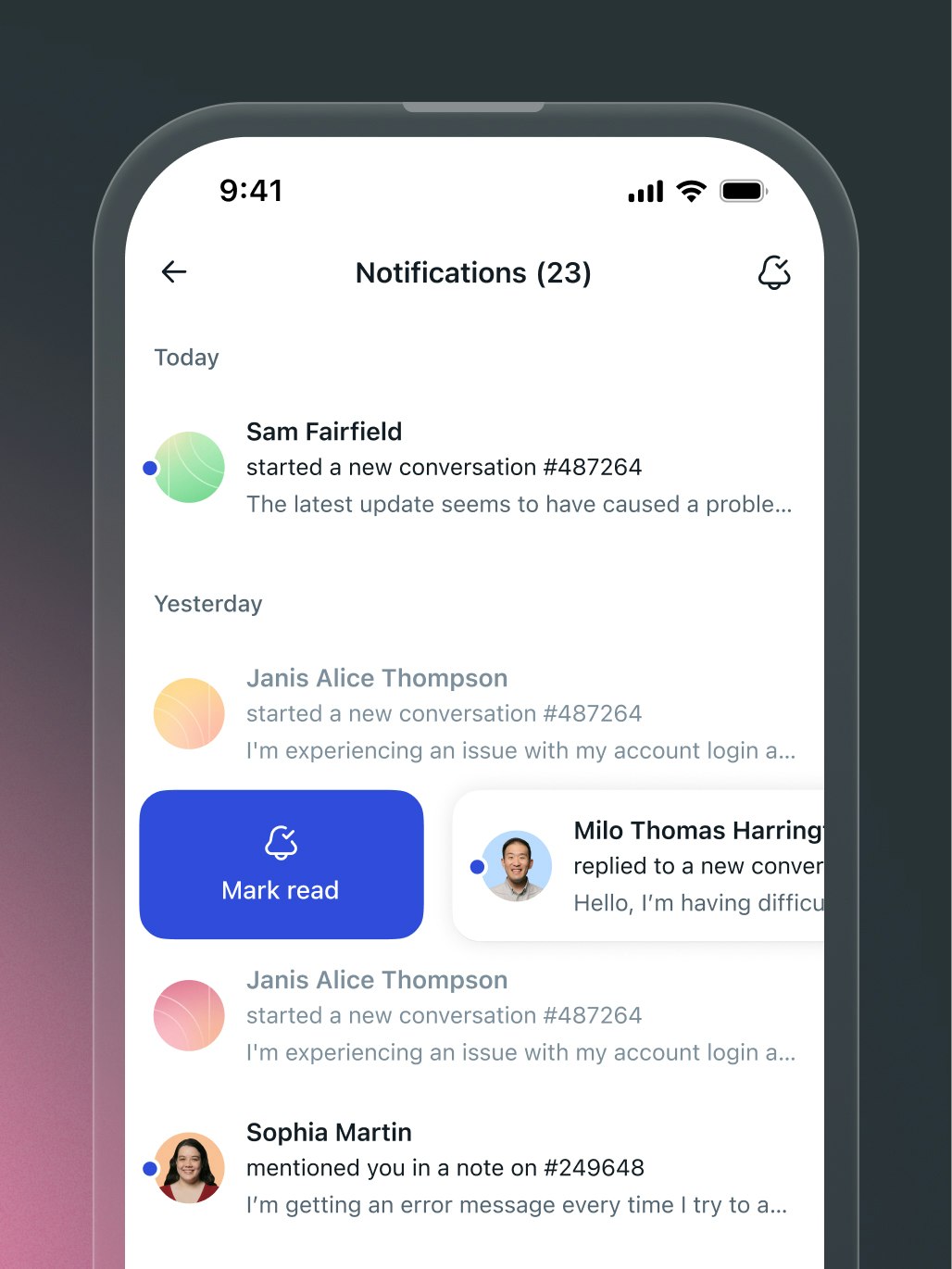 Mobile - 2025 - Bento - Stay in the loop - Image