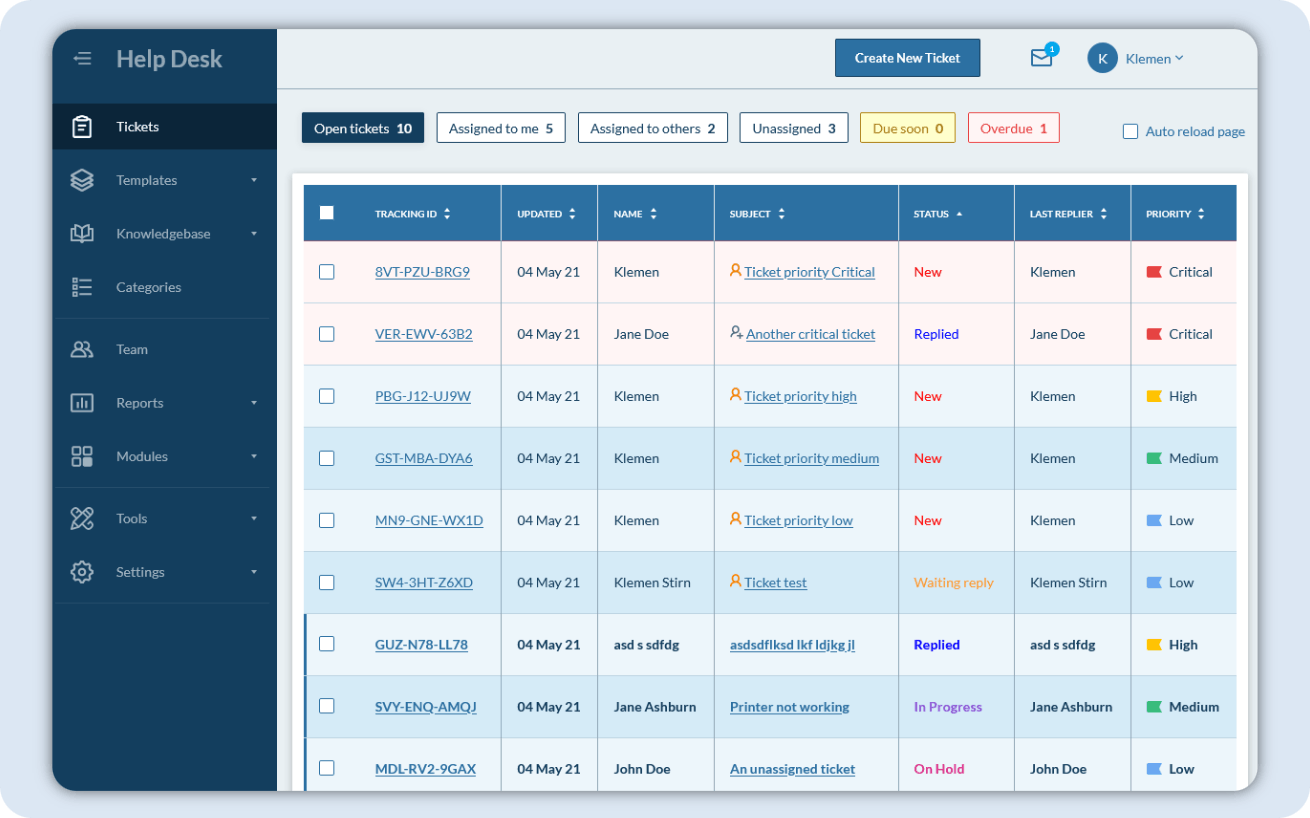Free Help Desk Ticketing - Hesk Image