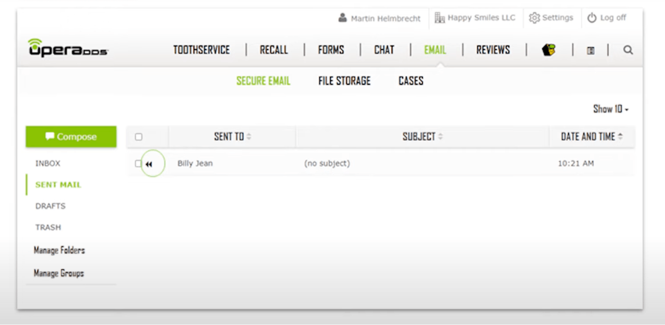 Medical CS Software - OperaDDS Screenshot