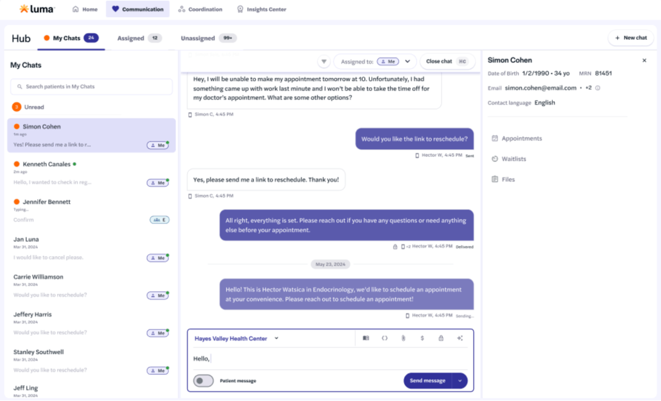 HIPAA Compliant Help Desk - Luma Health