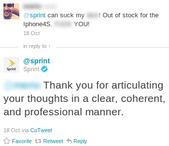 Sprint Tweet