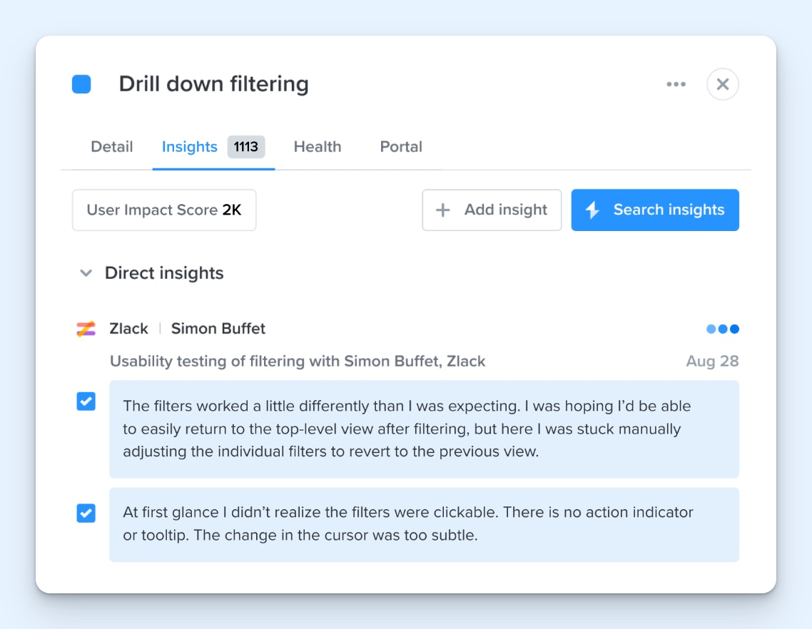 Productboard Screenshot