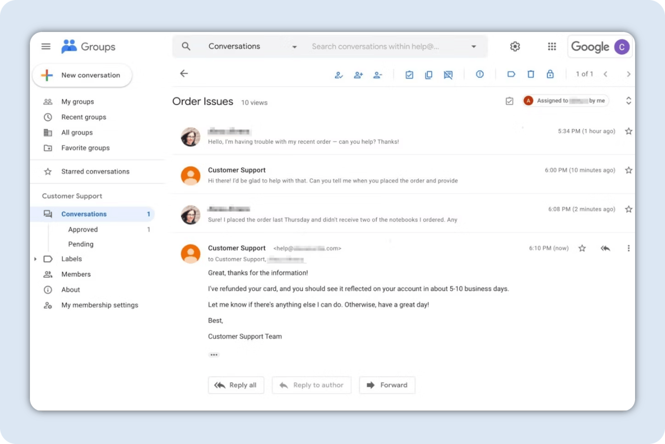 Free Help Desk Ticketing - Google Collaborative Inbox Image