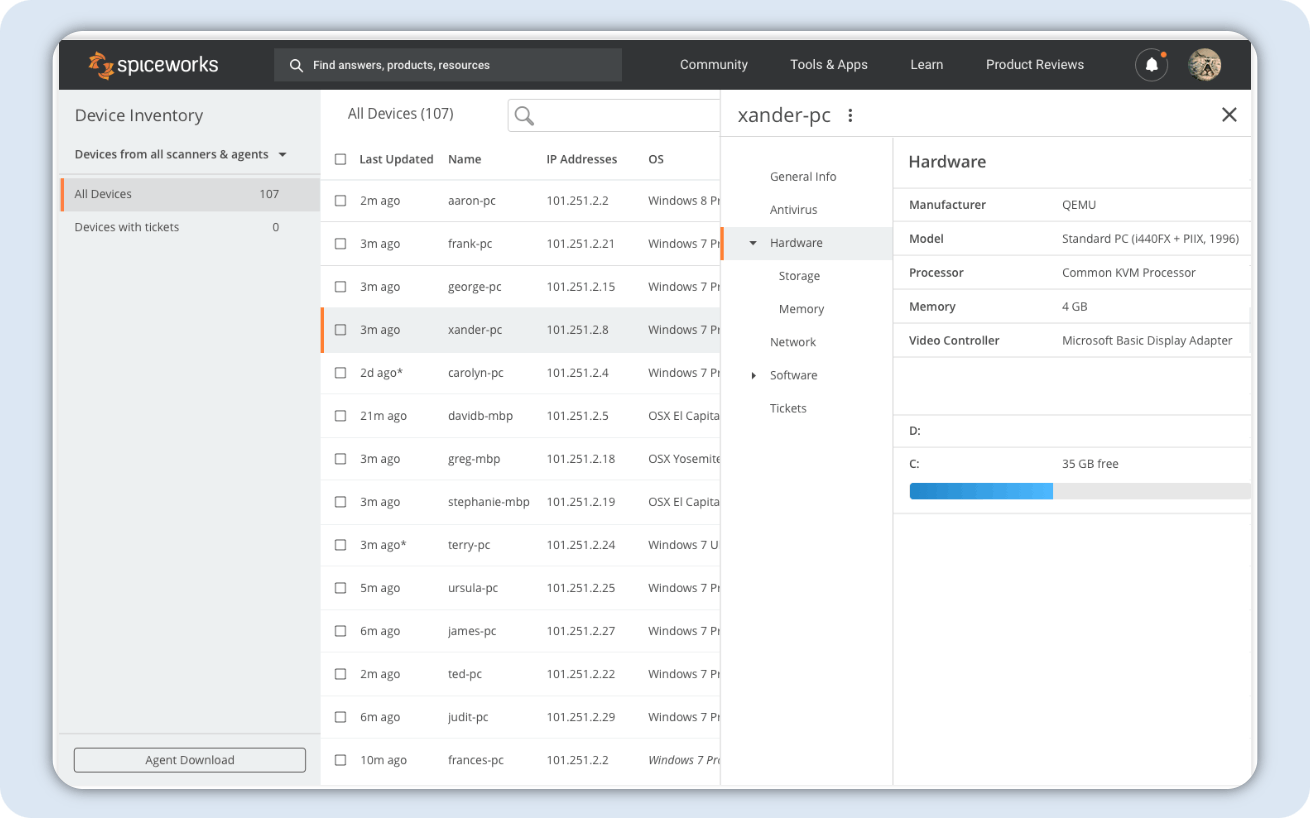 Free Help Desk Ticketing - Spiceworks Image