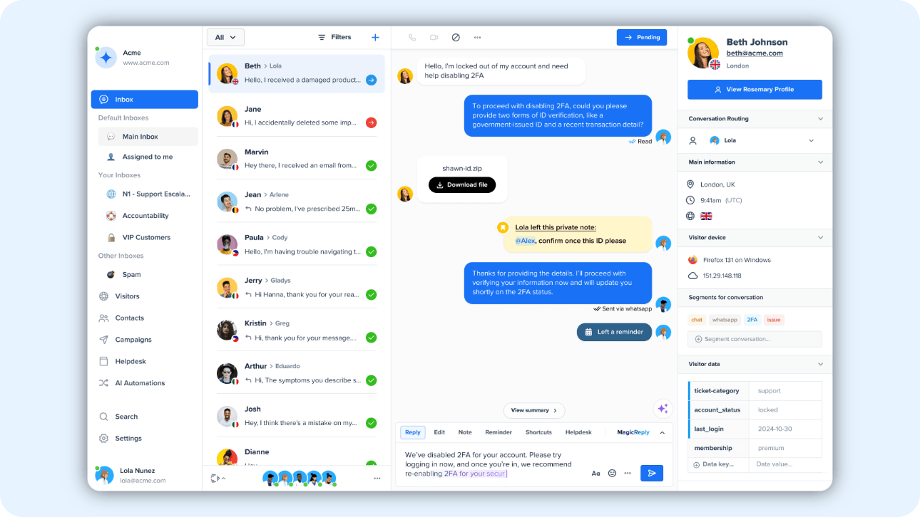 Free Live Chat - Crisp Product Image
