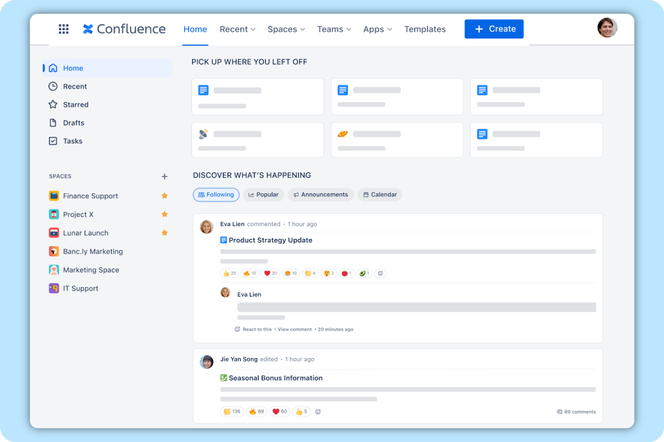 Best Knowledge Base Software - Confluence Product Image