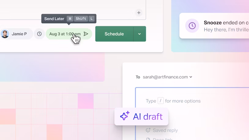 What’s New in the Inbox: AI Drafts, Snooze, Send Later, and More
