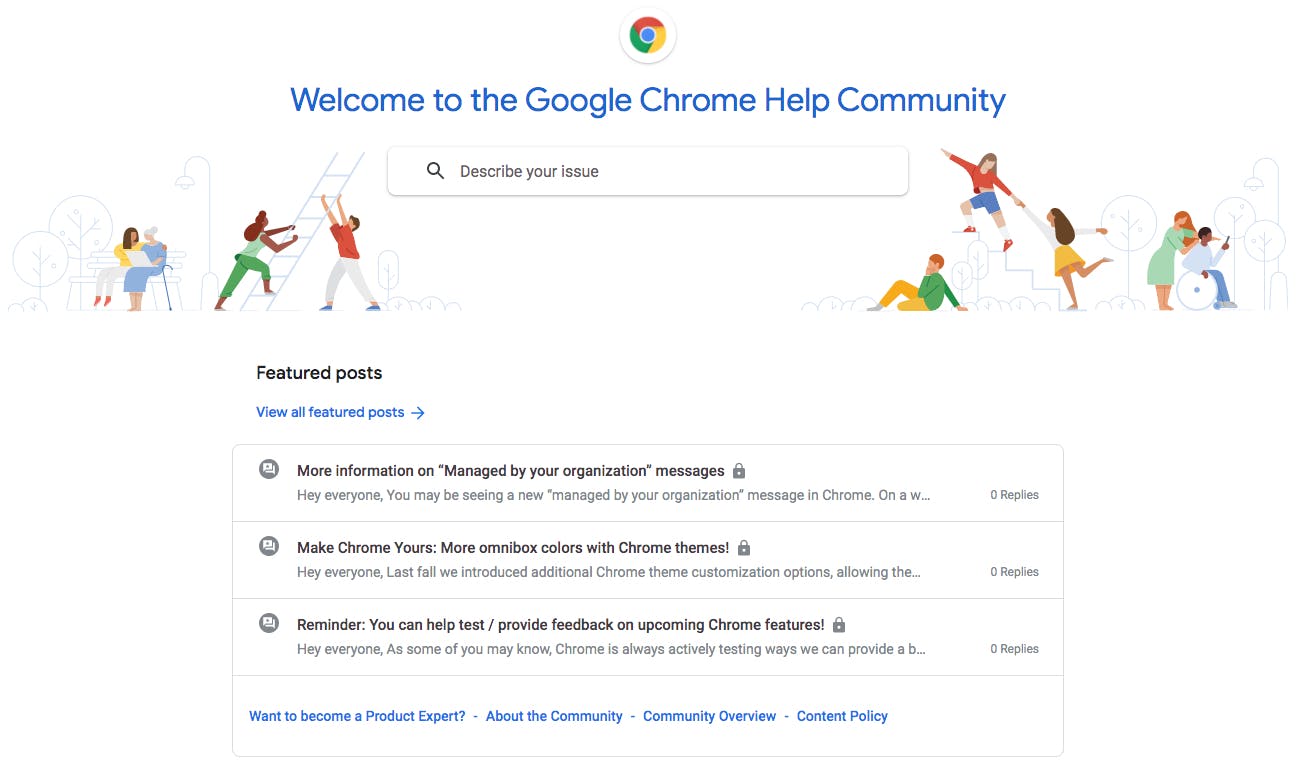 google chrome help community