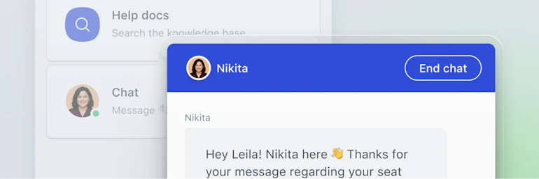 Industry — SaaS — Feature Grid — Keep volume manageable at scale — Live chat