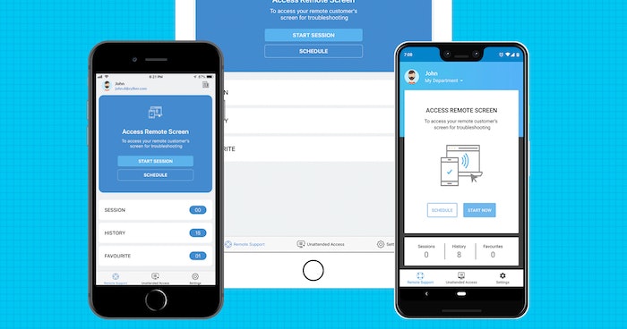 Product Screenshot: Zoho Assist (mobile app)