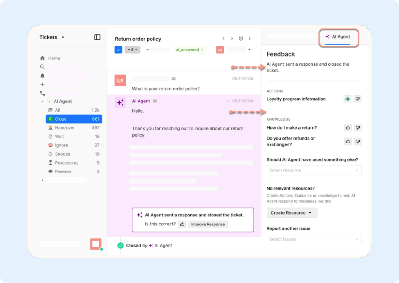 Ecommerce Chatbots - Gorgias Product Screenshot