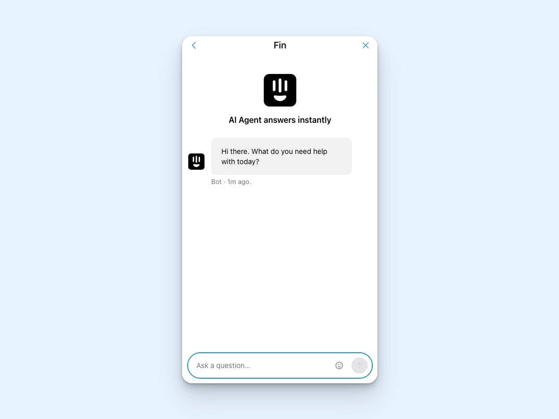 Chatbots for Customer Service - Intercom Fin