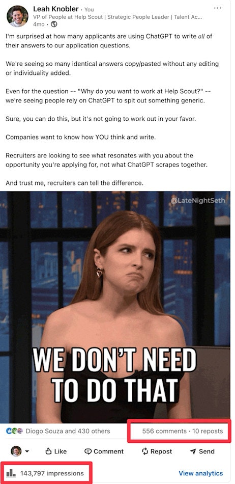 Applying for a Job? Be Intelligent, Not Artificial - Image 1