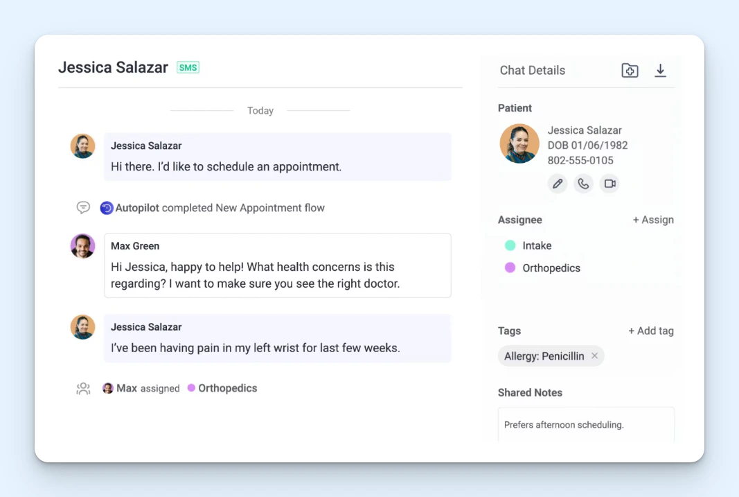 Product Screenshot: OhMD
