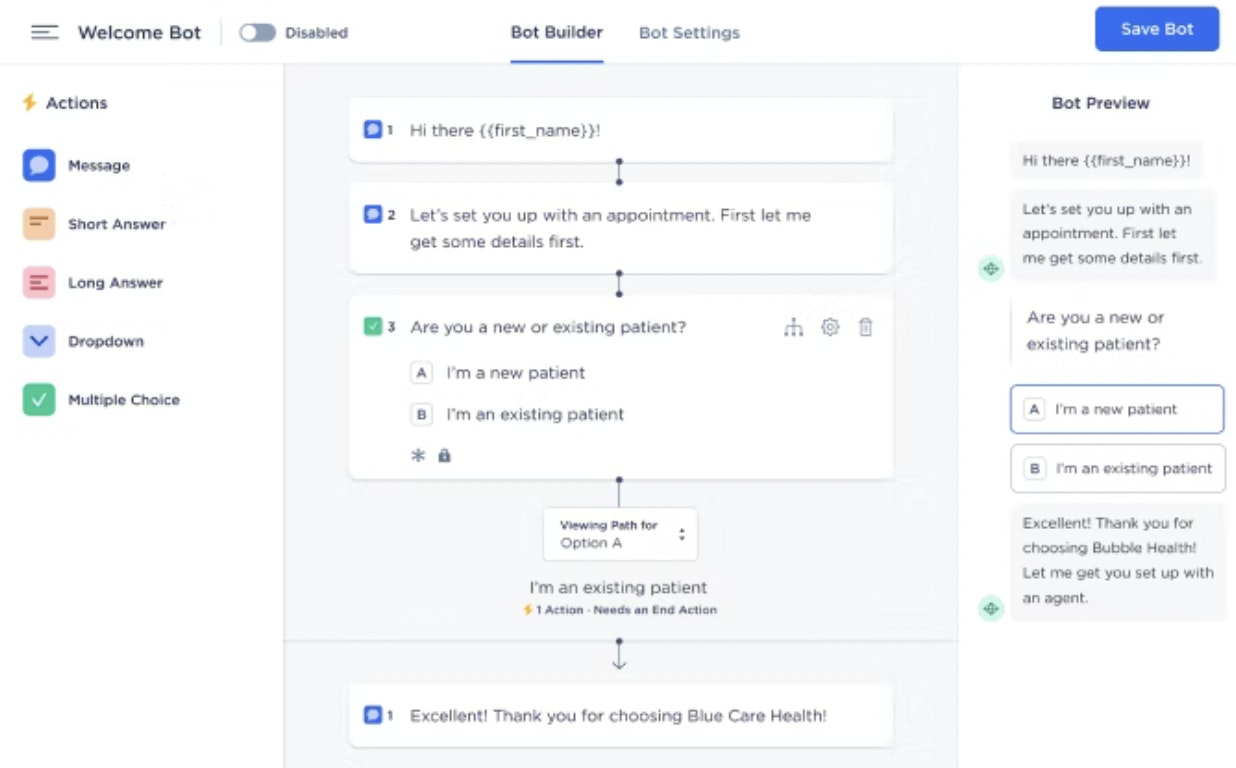 Medical CS Software - Medchat Screenshot