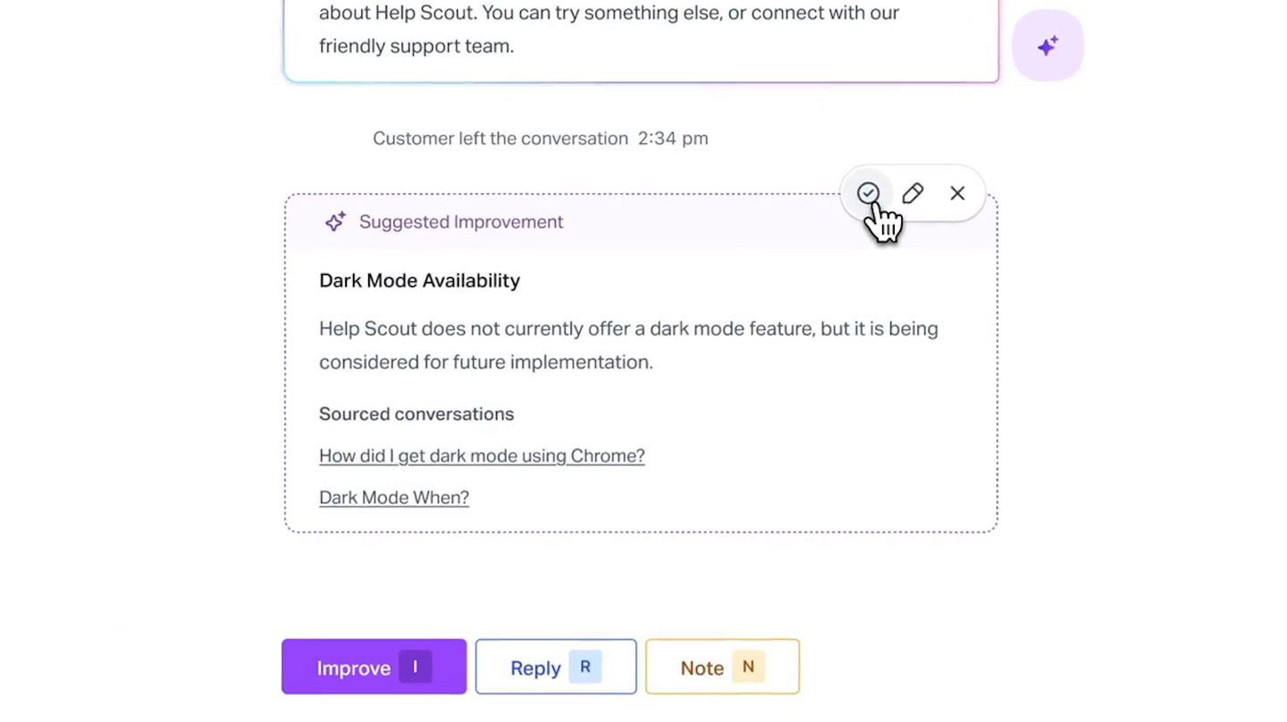 Suggested Improvements