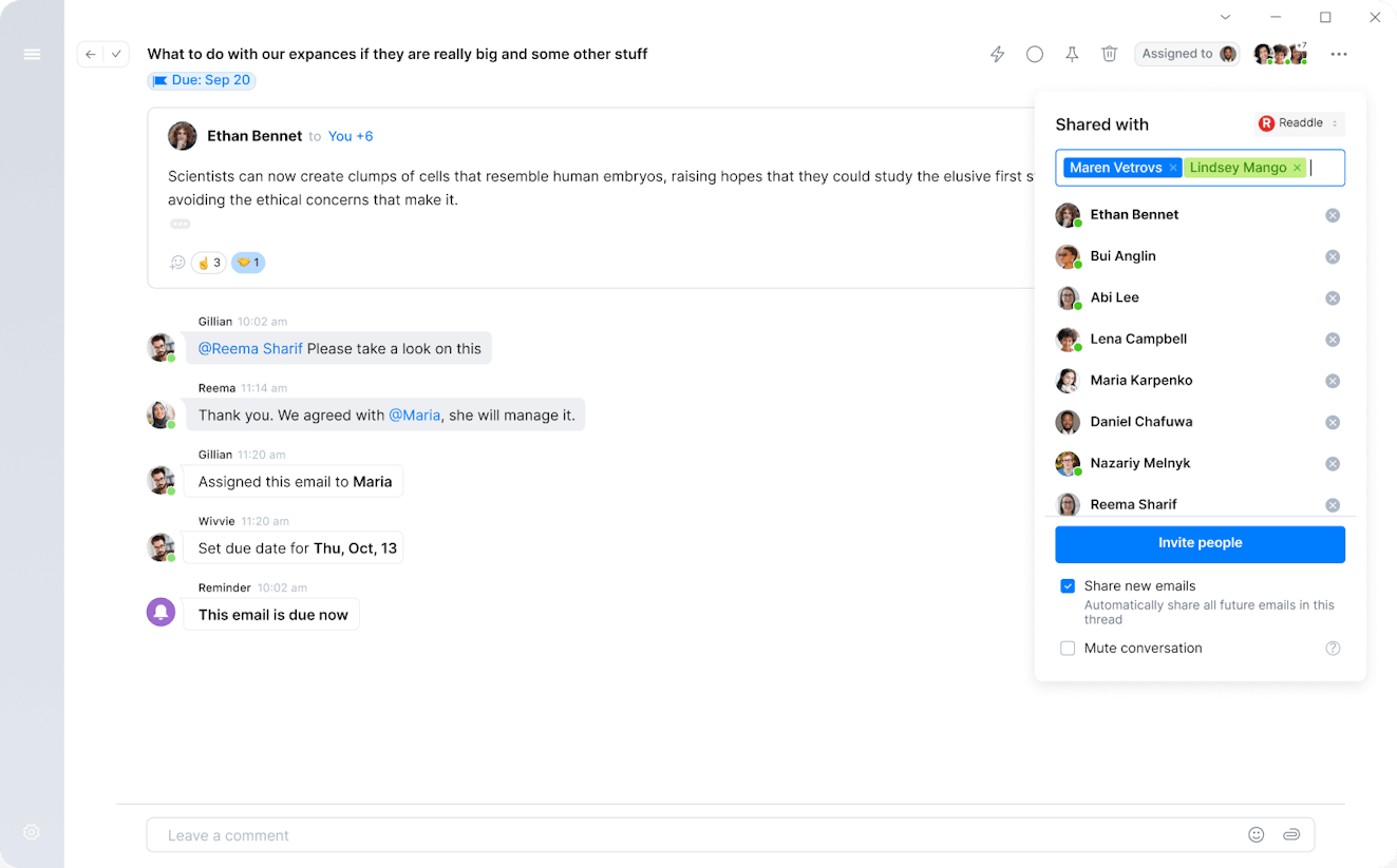 Product Screenshot: Spark Mail