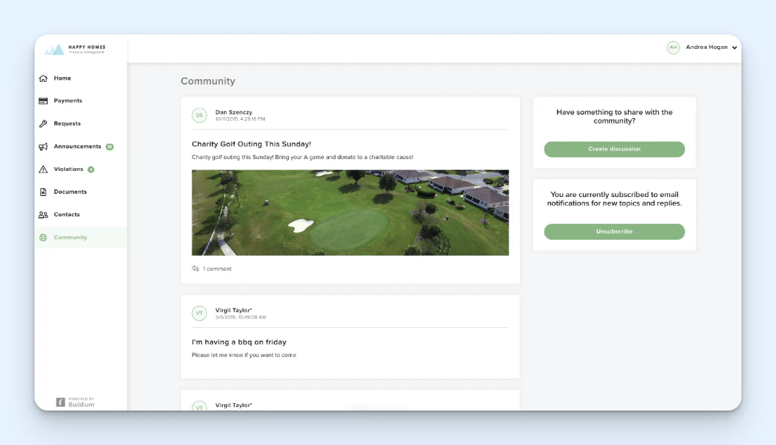 Product Screenshot - Buildium