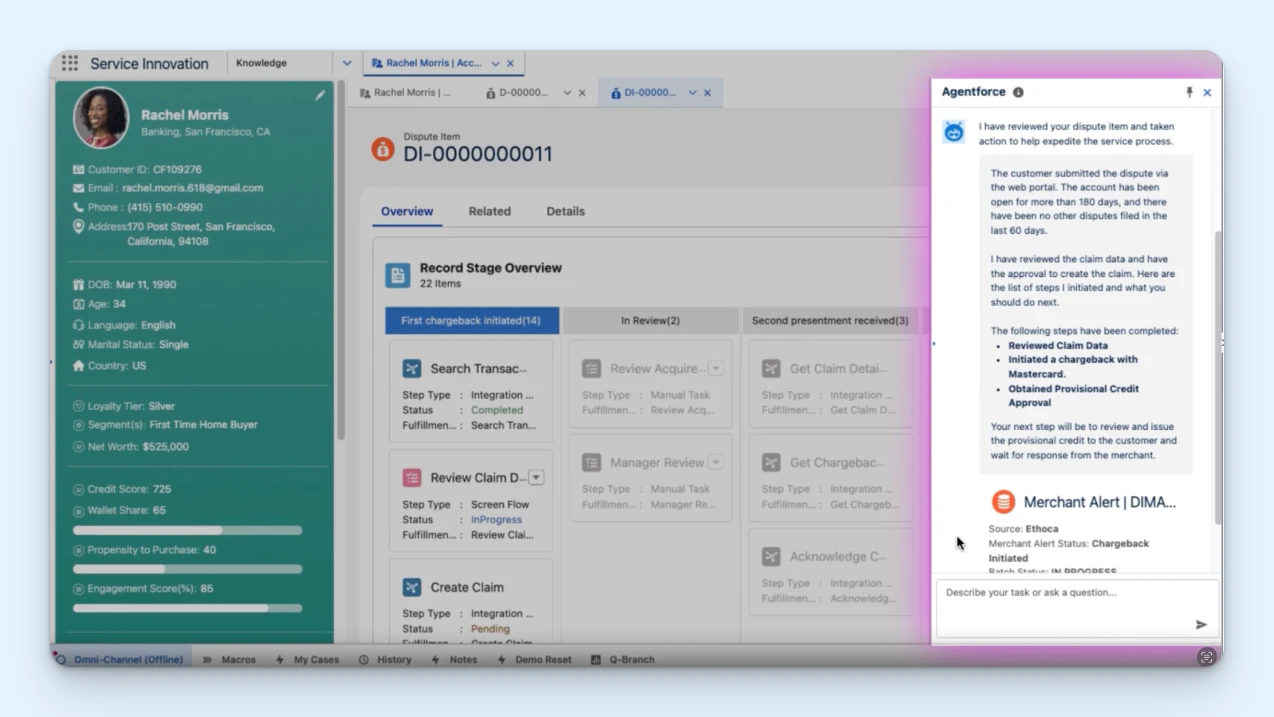 Product Screenshot - Salesforce Financial Services Cloud