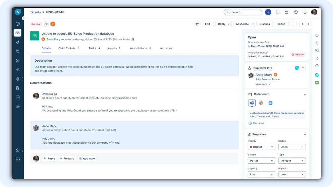 Front Alternatives: Freshdesk Product Screenshot