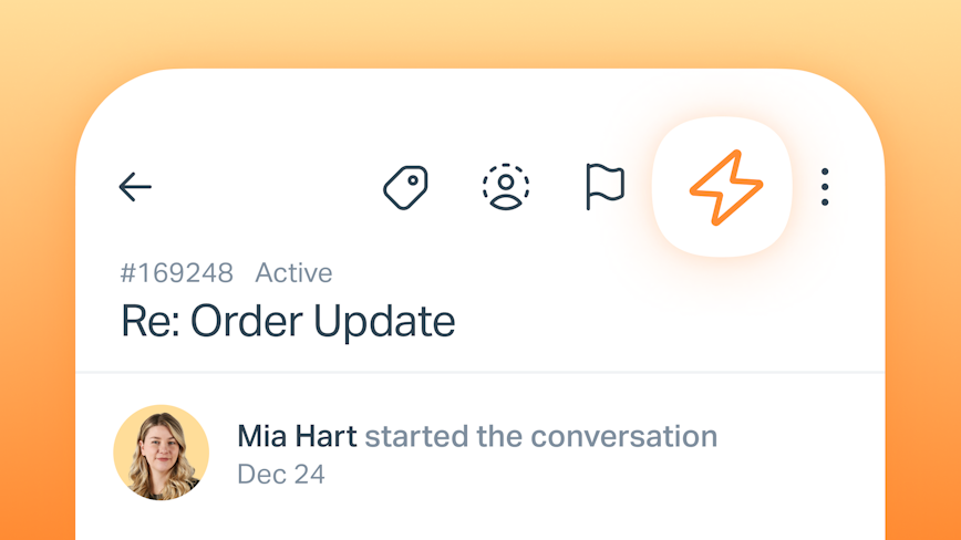 Manual workflows on the mobile app