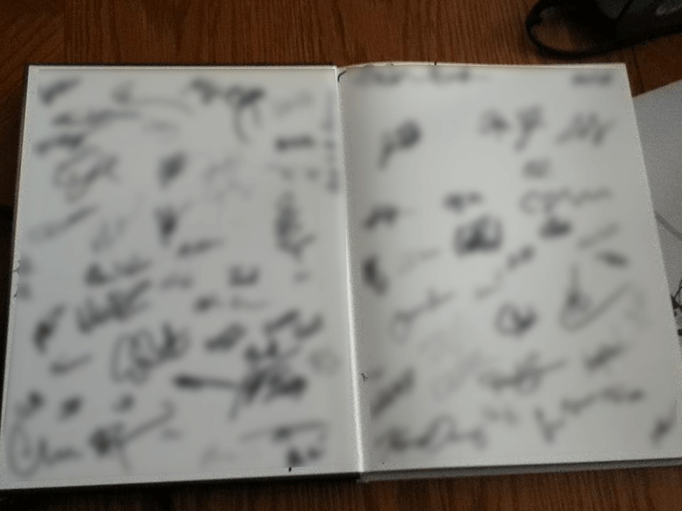 book of signatures