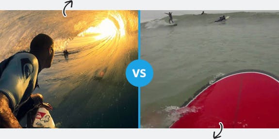 Surfing Perception vs. Reality