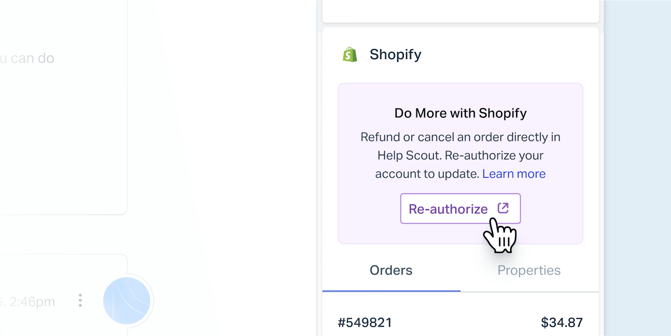 Shopify Reauth