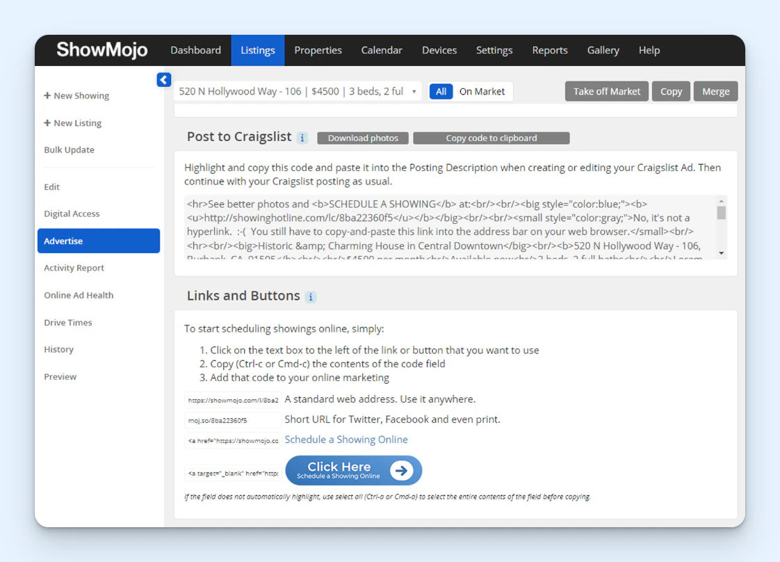 Product Screenshot - ShowMojo