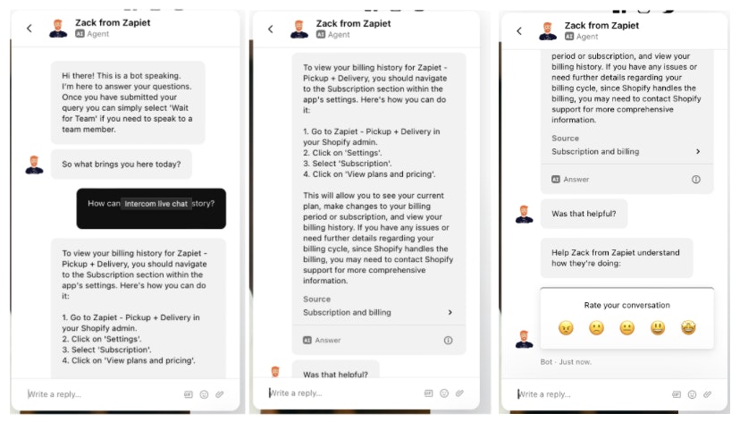 Chatbot vs Conversational AI - Zapiet Chatbot