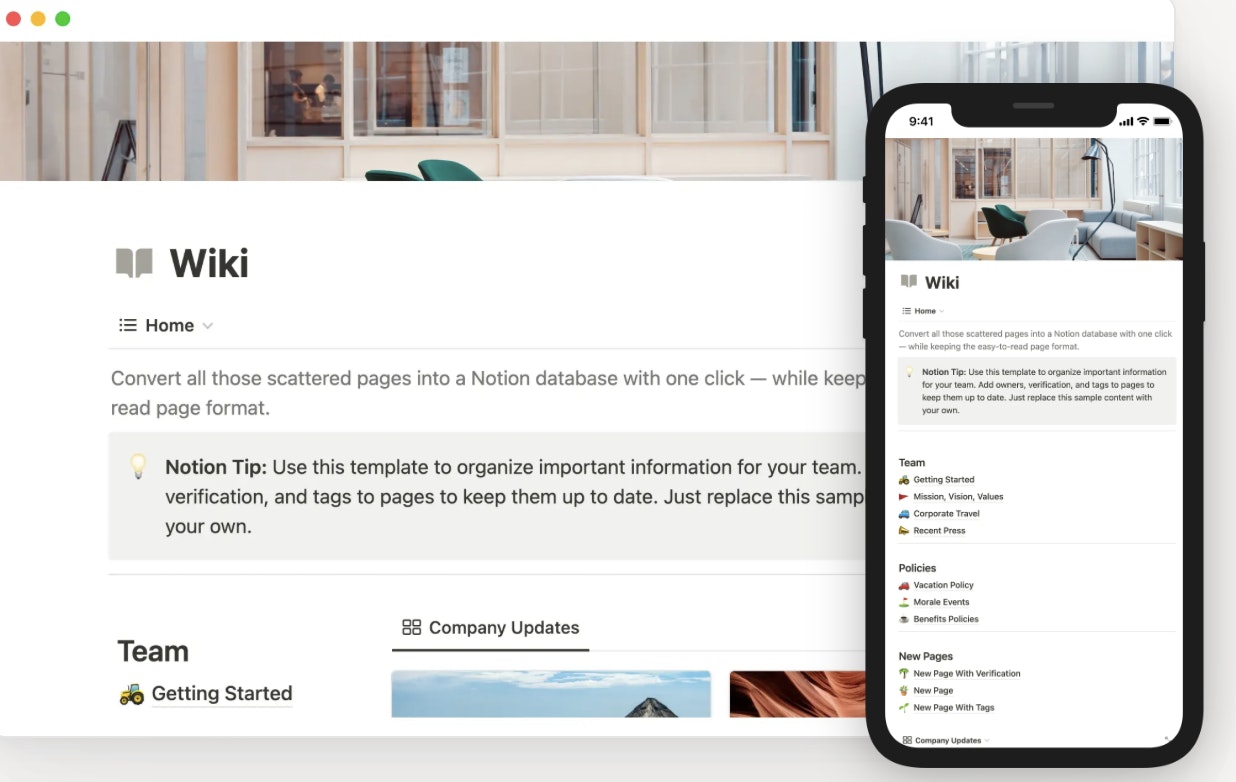 Medical CS Software - Notion Screenshot