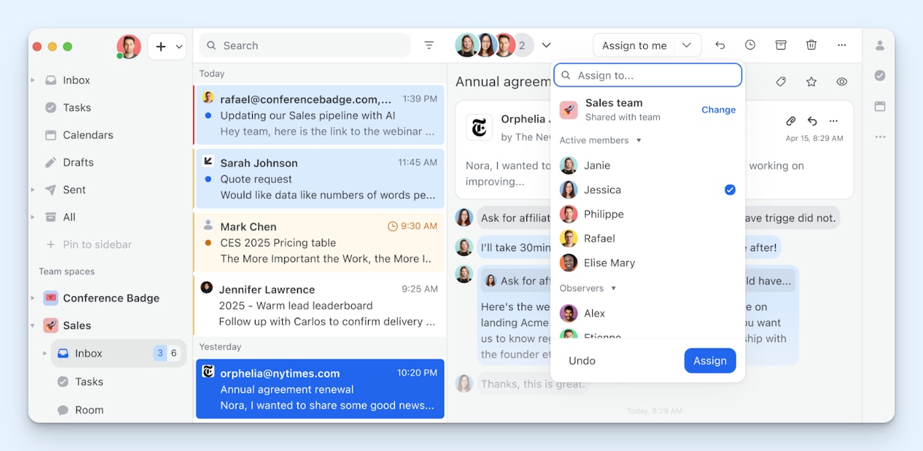 Outlook Mailbox Alternatives - Missive