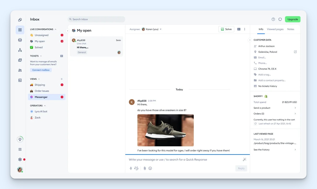 Tidio Screenshot