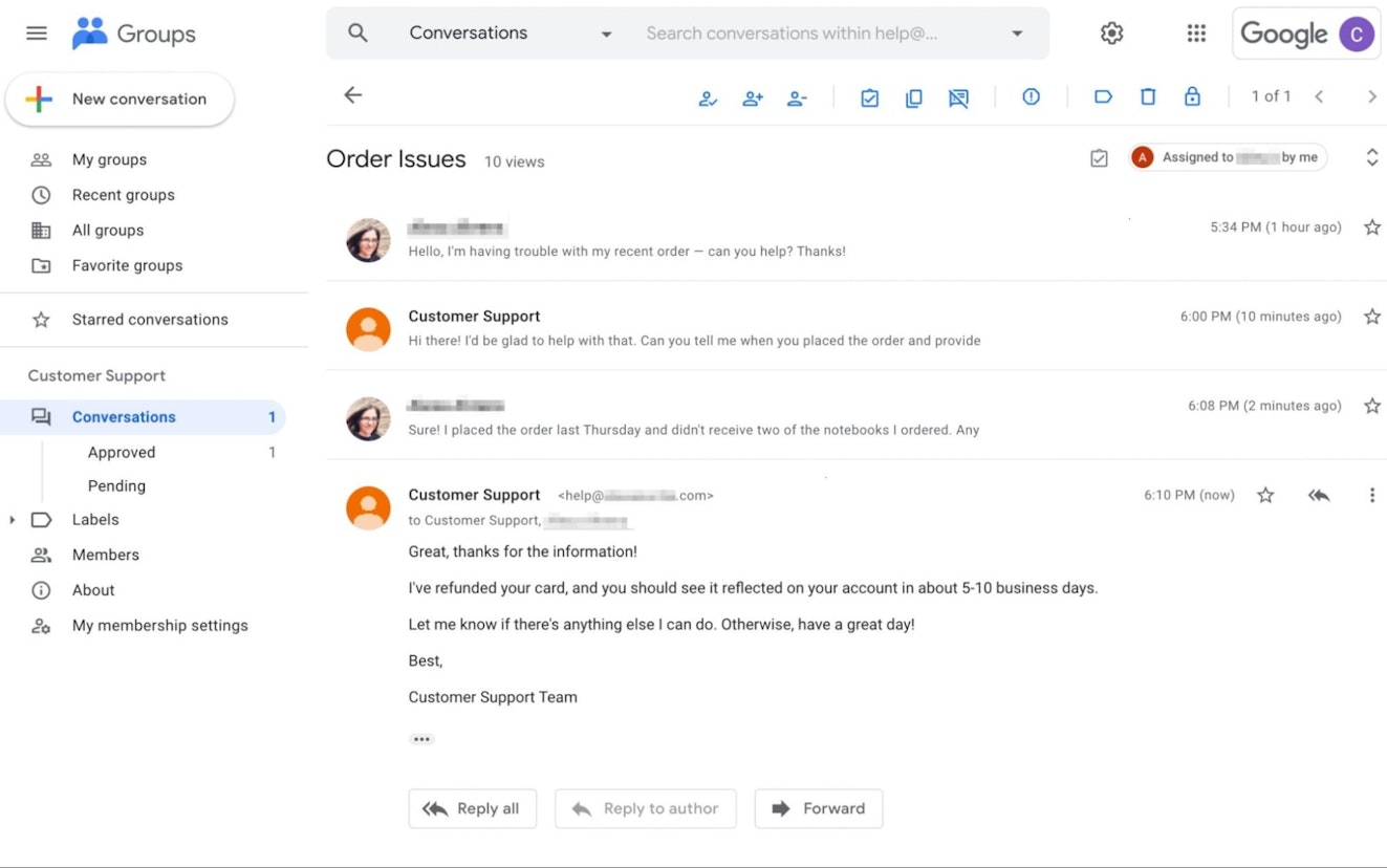 Google Collaborative Inbox