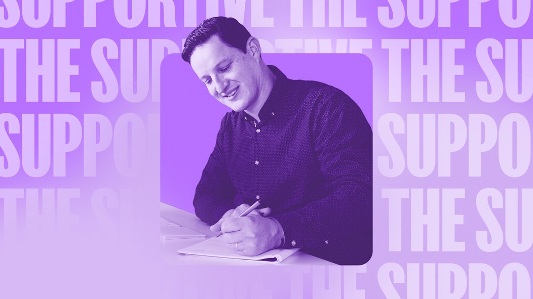 The Supportive — Purple Header Image