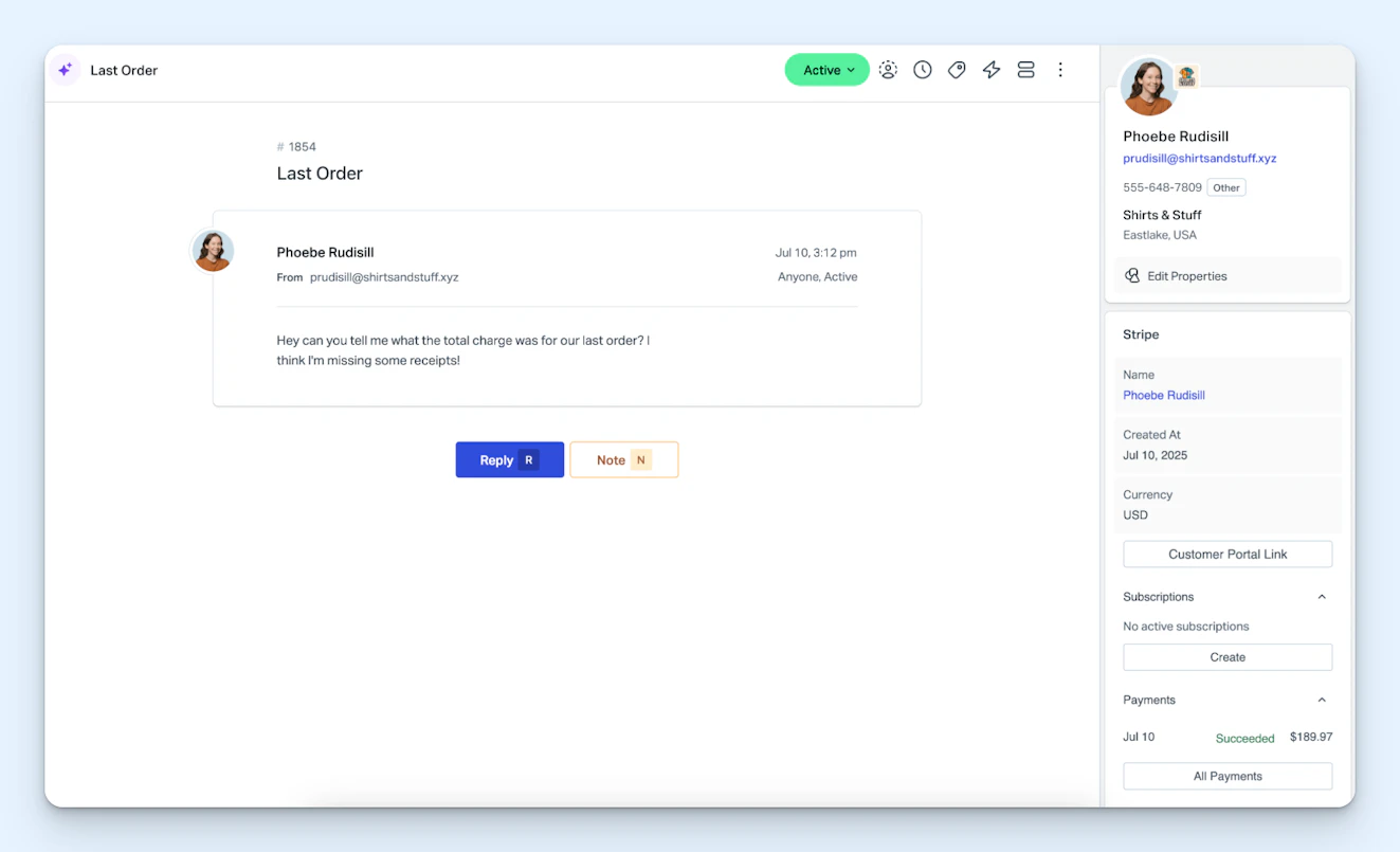 Ecomm Help Desk - Stripe Integration