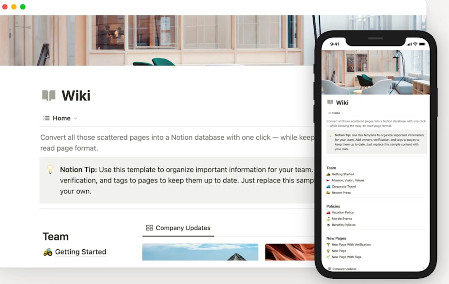 Ecommerce Customer Service Software - Notion Screenshot