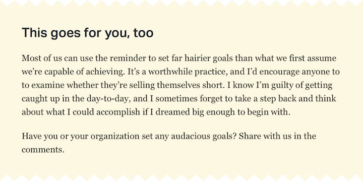 Why You Should Set Big Goals, Even If You Might Not Hit Them
