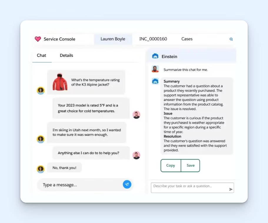 AI Ticketing - Salesforce