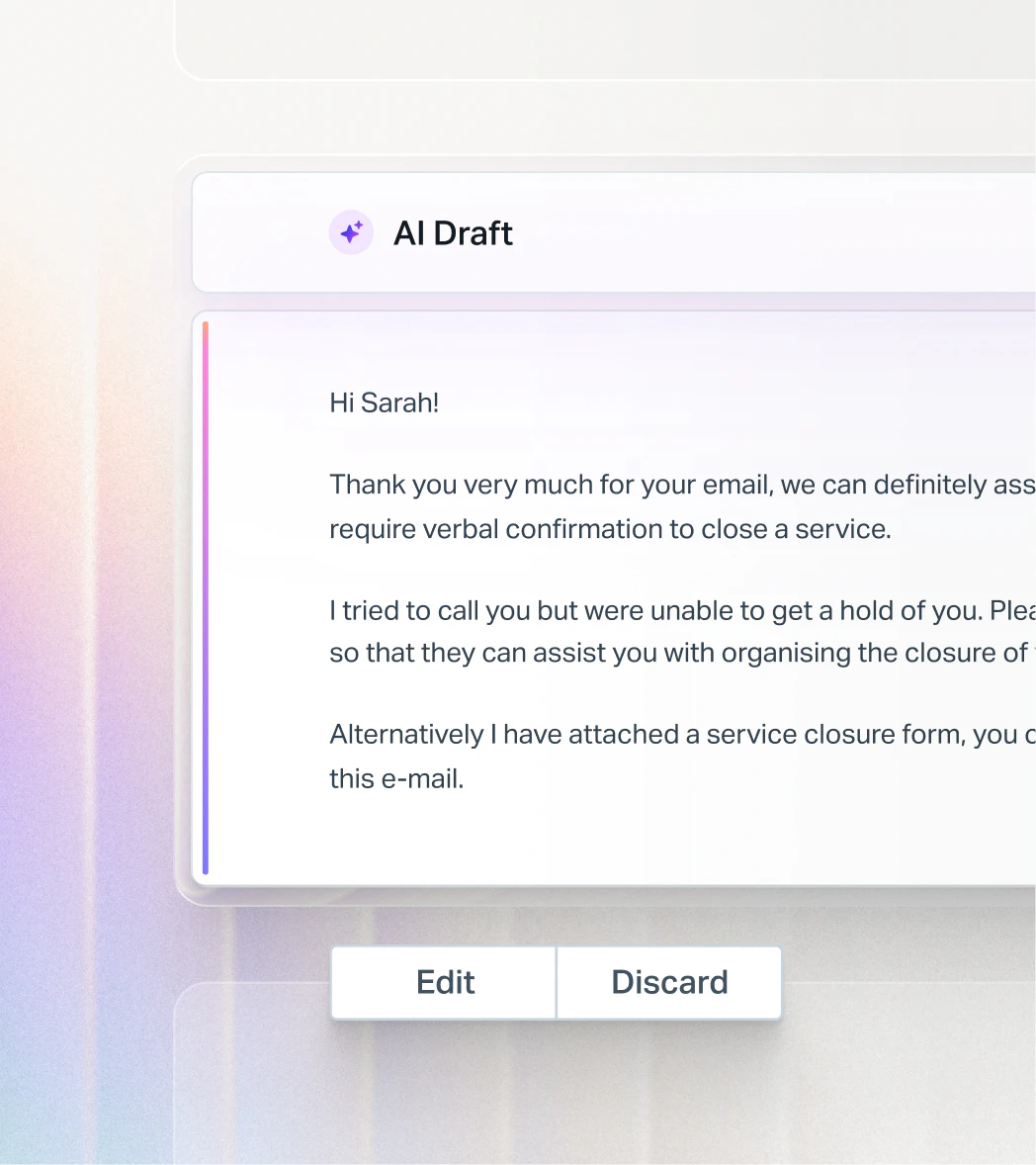 AI Features — Bento — Inbox Assistant