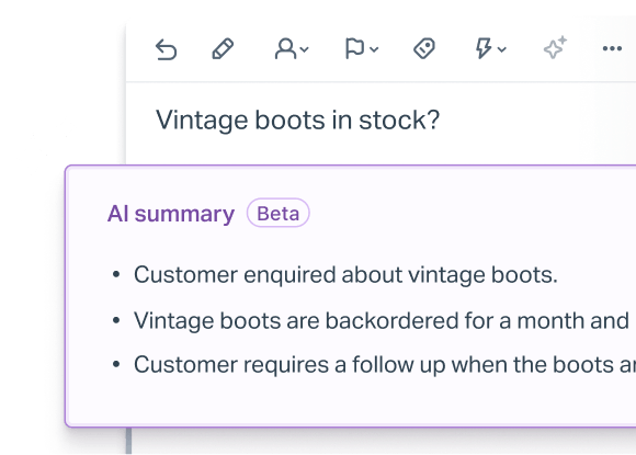 Supercharge your support with AI