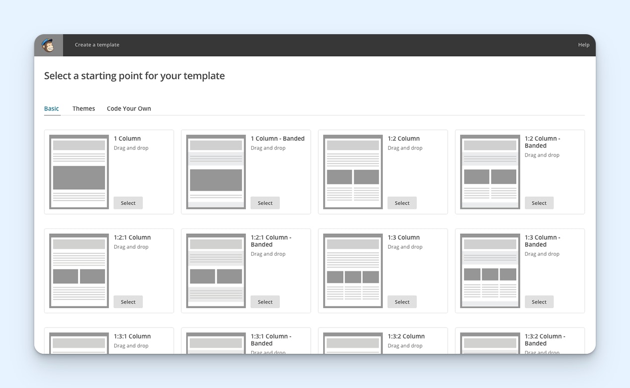 Email Management Software - Mailchimp Product Screenshot